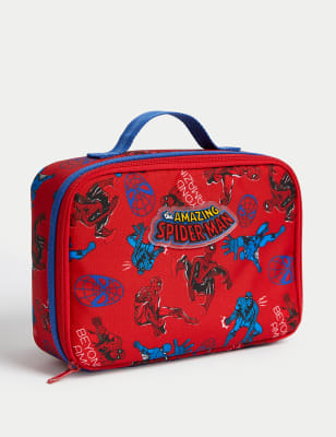 M&S Boy's Kid's Spider-Man Lunch Box - Red, Red