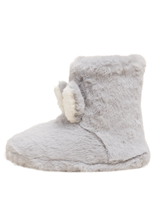 

Girls M&S Collection Kids' Bunny Slipper Boots (5 Small - 6 Large) - Grey, Grey