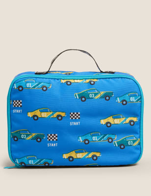 

Boys M&S Collection Kids' Racing Car Lunch Box - Blue, Blue