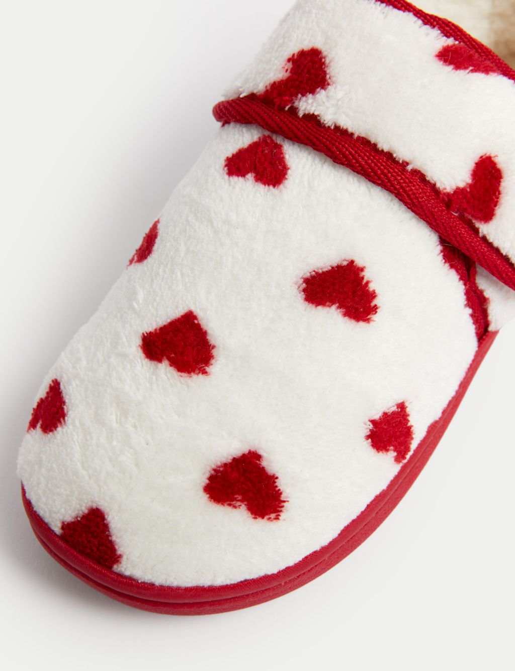 Kids' Heart Riptape Slippers (4 Small - 12 Small) image 3