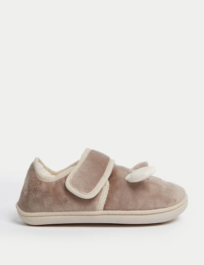 Kids' Riptape Dog Slippers (4 Small - 12 Small)