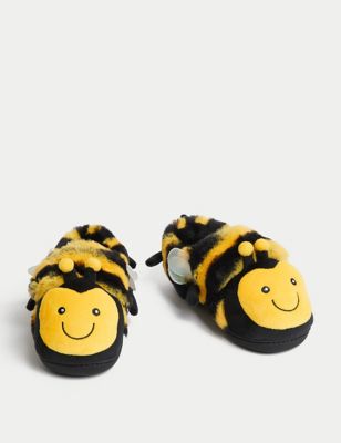 Kids' Riptape Bee Slippers (4 Small - 12 Small)