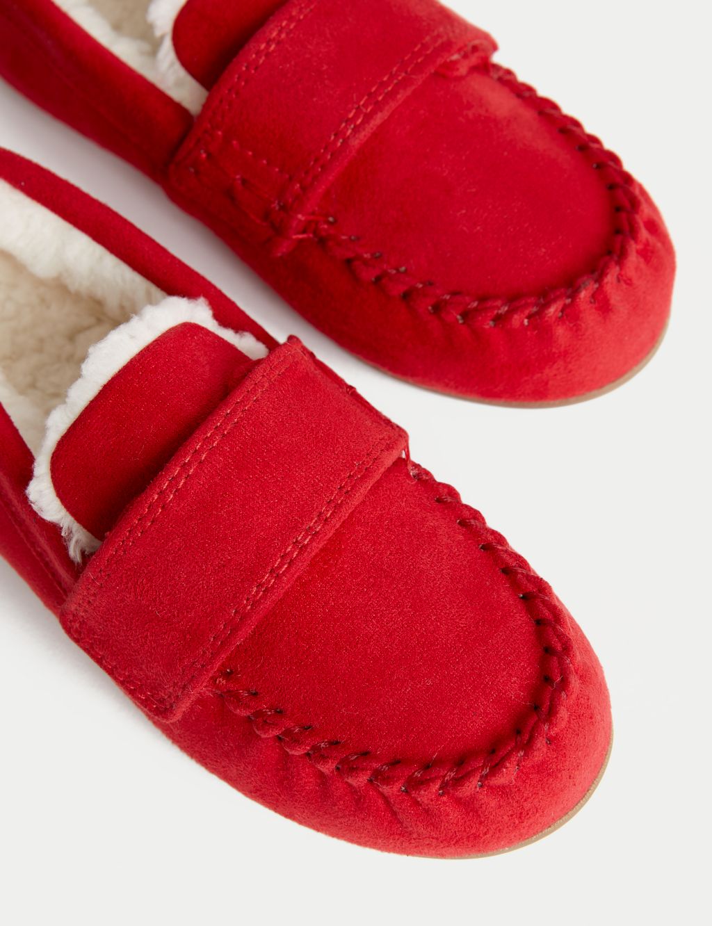 Kids' Riptape Moccasin Slippers (4 Small - 12 Small) image 3