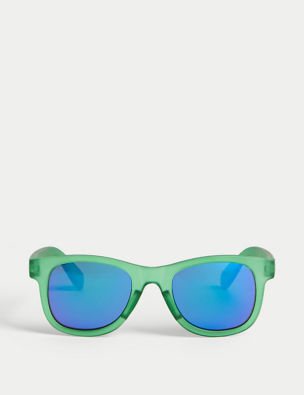 Dětské jednobarevné sluneční brýle Wayfarer (SM–ML) - CZ