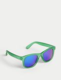 Einfarbige Wayfarer-Sonnenbrille für Kinder (SM–ML)