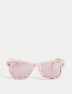 M&S Girl's Kid's Peppa Pig Wayfarer Sunglasses (S-M) - Pink, Pink