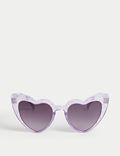 Kids' Heart Glitter Sunglasses (S-L)