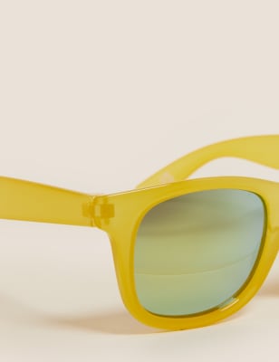 

M&S Collection Wayfarer-Sonnenbrille für Kinder - Yellow, Yellow