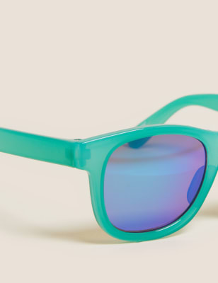 

Unisex,Boys,Girls M&S Collection Kids' Wayfarer Sunglasses - Green, Green