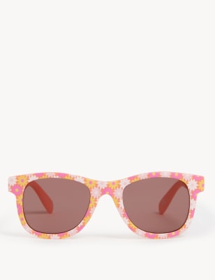 

M&S Collection Sonnenbrille mit Blumenmuster für Kinder - Pink Mix, Pink Mix