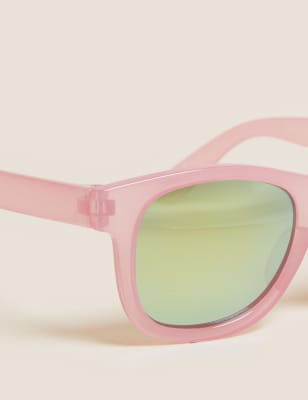 

Unisex,Boys,Girls M&S Collection Kids' Wayfarer Sunglasses - Pink, Pink