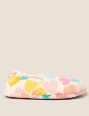 

Girls M&S Collection Kids' Heart Slippers (13 Small - 6 Large) - Pink, Pink