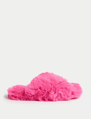 Kids' Faux Fur Slippers (13 Small - 6 Large) - VN