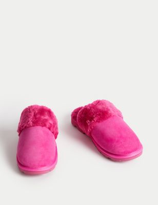 Kids' Suede Freshfeet™ Slippers (13 Small - 6 Large)