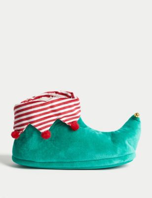 Kids' Christmas Elf Slipper Boots