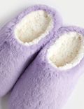 Kids' Faux Fur Slippers (13 Small - 6 Large)