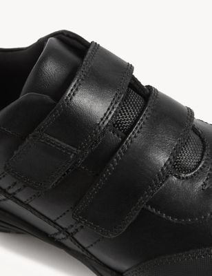 M&S Boys Kids' Leather Toe Bumper School Shoes (13 Small
