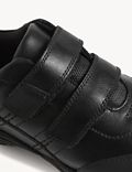 أحذية مدرسية للأطفال من الجلد مع غطاء لإصبع القدم (13 صغير - 10 كبير)