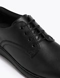 Boys Gass Black Lace-up Leather Shoes UK Sizes 13-6 Brandon 