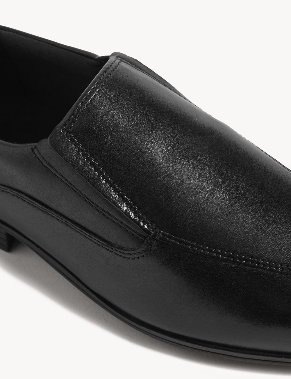 Kids’ Leather Slip-on School Shoes (13 Small - 9 Large) image 2