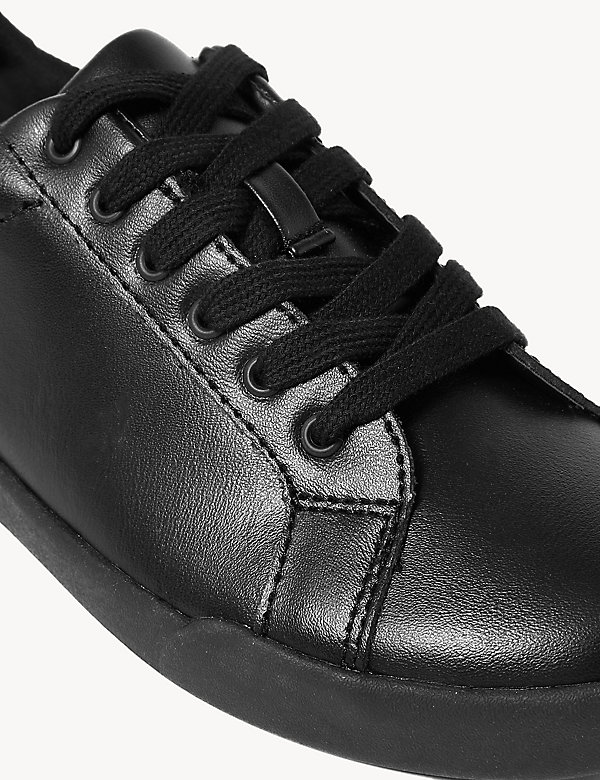 Kids' Leather Freshfeet™ Trainers (13 Small - 9 Large) - MY