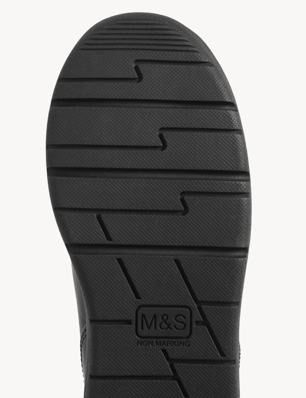 Kids’ Leather Riptape School Shoes (8 Small - 1.5 Large) image 3