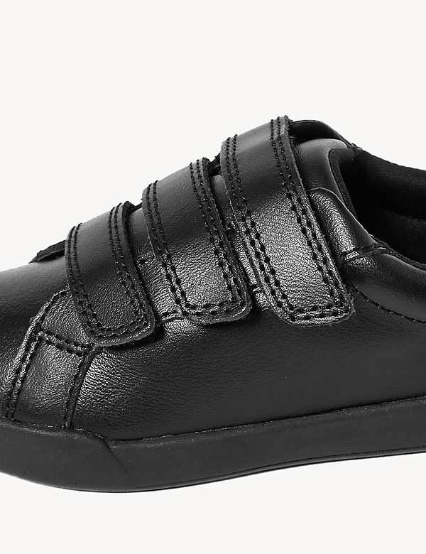 Kids' Leather Freshfeet™ Trainers (8 Small - 1 Large) - AR