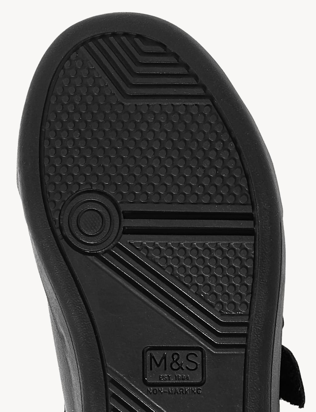 Kids' Leather Freshfeet™ Trainers (8 Small - 1 Large) image 3