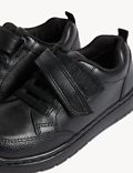 Kids' Leather Riptape School Shoes (8 small - 2 Large)