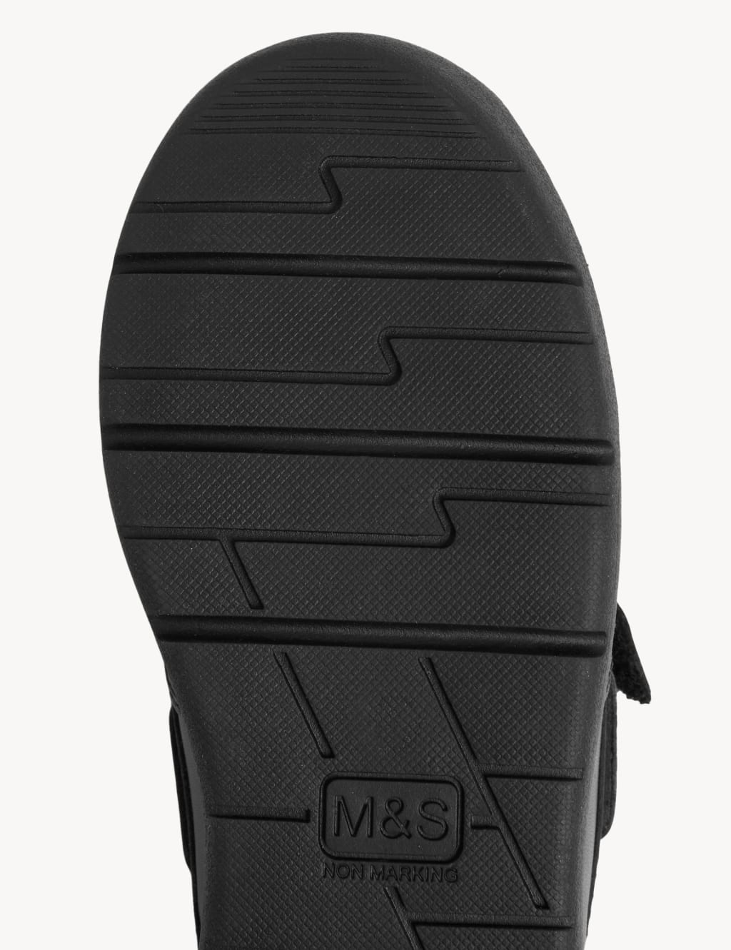 Kids' Leather Freshfeet™ Riptape School Shoes (8 Small - 2 Large) image 3