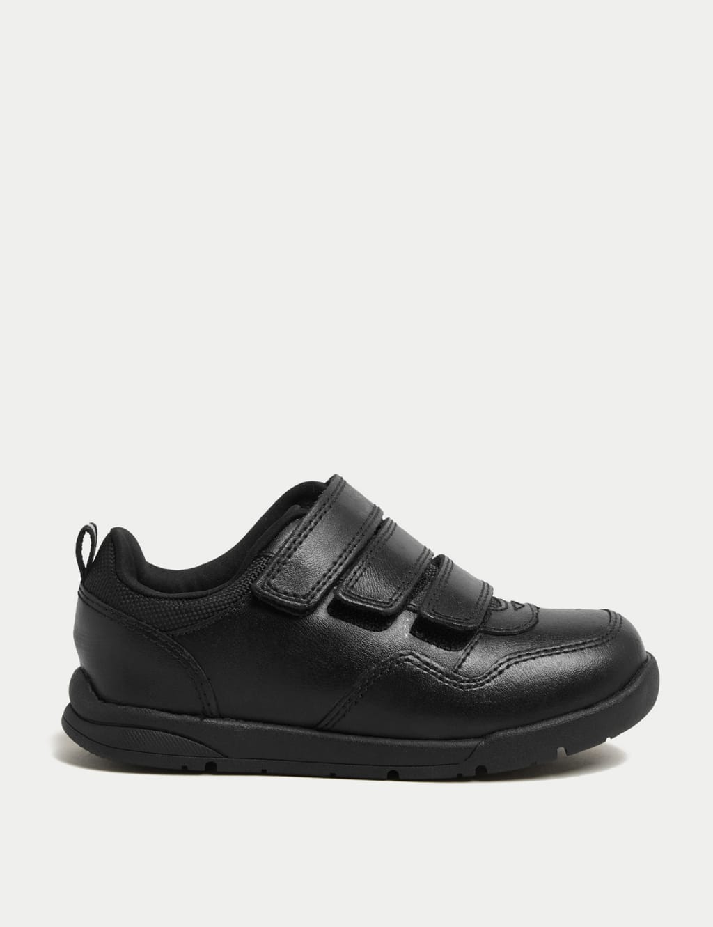Kids' Leather Freshfeet™ School Shoes (8 Small - 2 Large) image 1