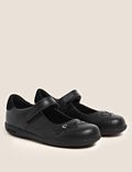 Kids’ Leather Flashing Light School Shoes (8 Small -1 Large)