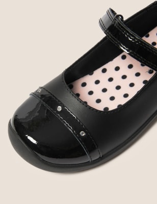 

M&S Collection Freshfeet™-Lederschuhe für die Schule (25,5-33) - Black, Black