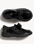 Kids' Leather Freshfeet™ Bow School Shoes (8 Small - 1 Large)