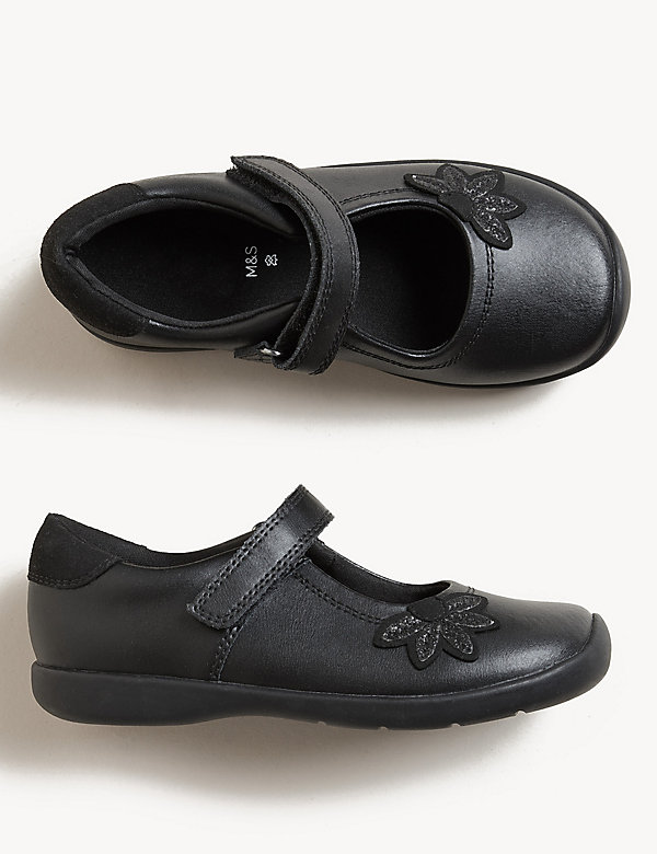 Kids' Leather Freshfeet™ School Shoes (8 Small - 2 Large) - MK