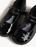 Chaussures enfants en cuir à motif La Reine des Neiges™, idéales pour l’école (du 26 au 35)