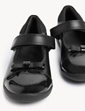 Kids' Leather Freshfeet™ Bow School Shoes (8 Small-2 Large)