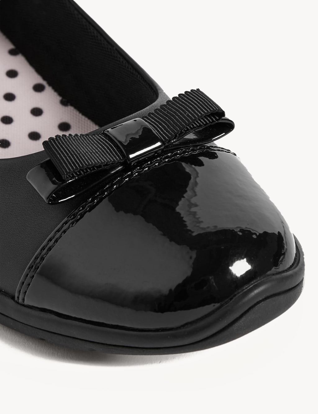 Kids' Leather Wedge School Shoes (13 Small - 7 Large) image 2