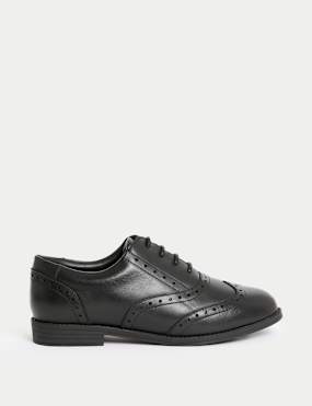 Girls School Shoes Plimsolls M S IE