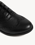 Kinder-Brogue-Schuhe aus Leder für die Schule zum Schnüren (32–40,5)