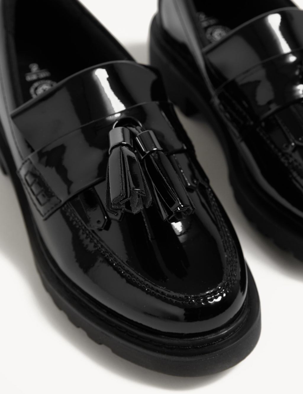 Kids' Leather Slip-on School Shoes (13 Small - 7 Large) image 3