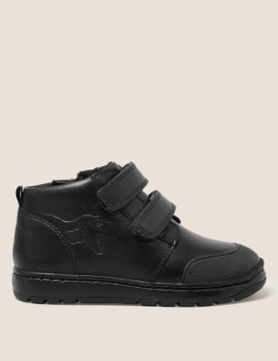

M&S Collection Lederschuhe für die Schule mit Dinosauriermotiv (25,5-33) - Black, Black