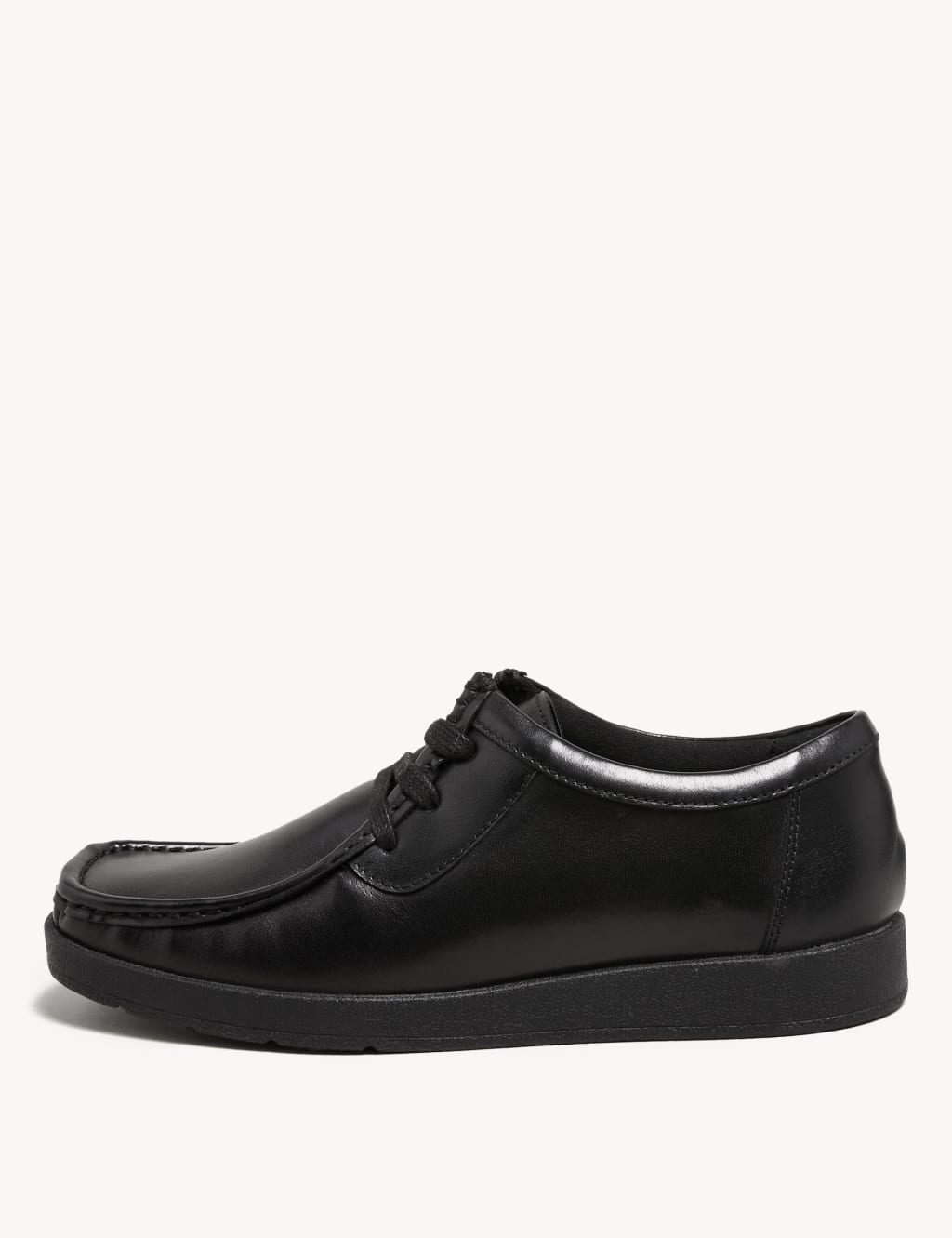 Kids' Leather Lace School Shoes (13 Small - 9 Large) image 4