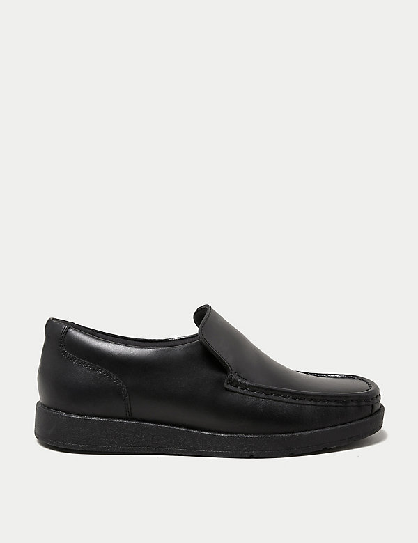 Kids' Leather Slip-on Loafer School Shoes (13 Small - 9 Large) - LV
