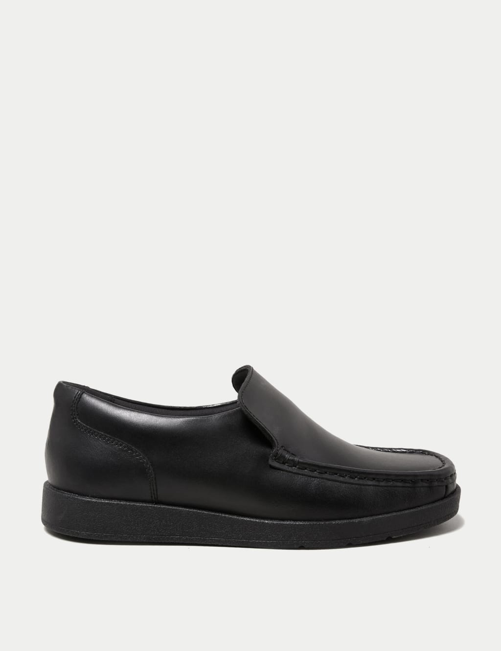 Kids' Leather Slip-on Loafer School Shoes (13 Small - 9 Large) image 1