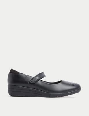 Non leather school store shoes