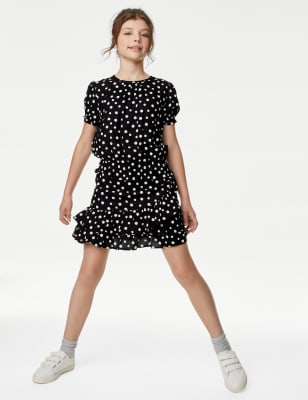 Polka dot clearance smock top