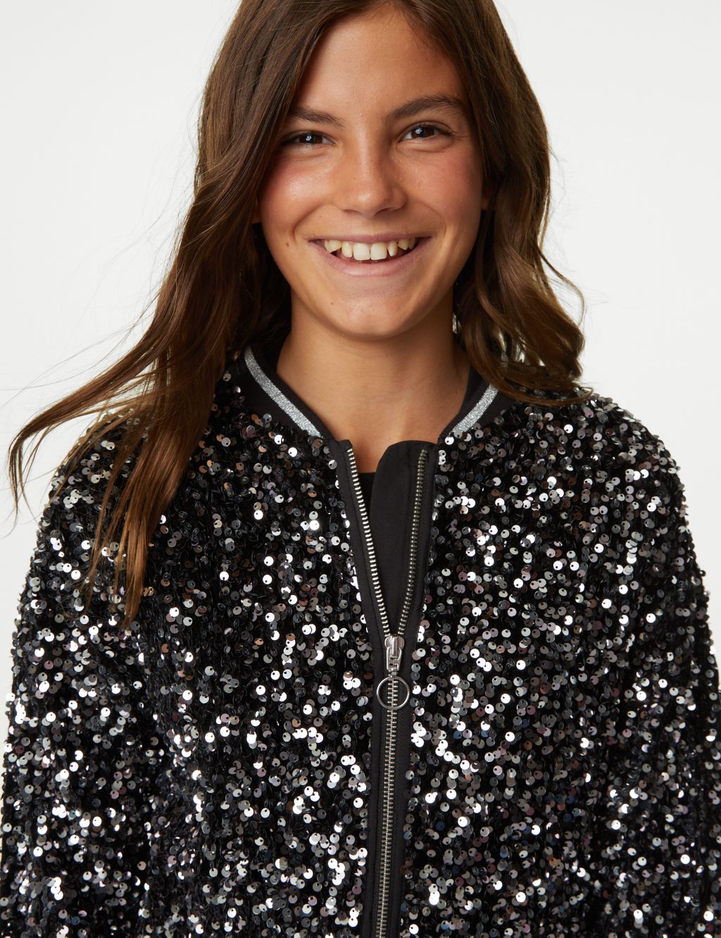 Sequin Bomber (6-16 Yrs) image 4