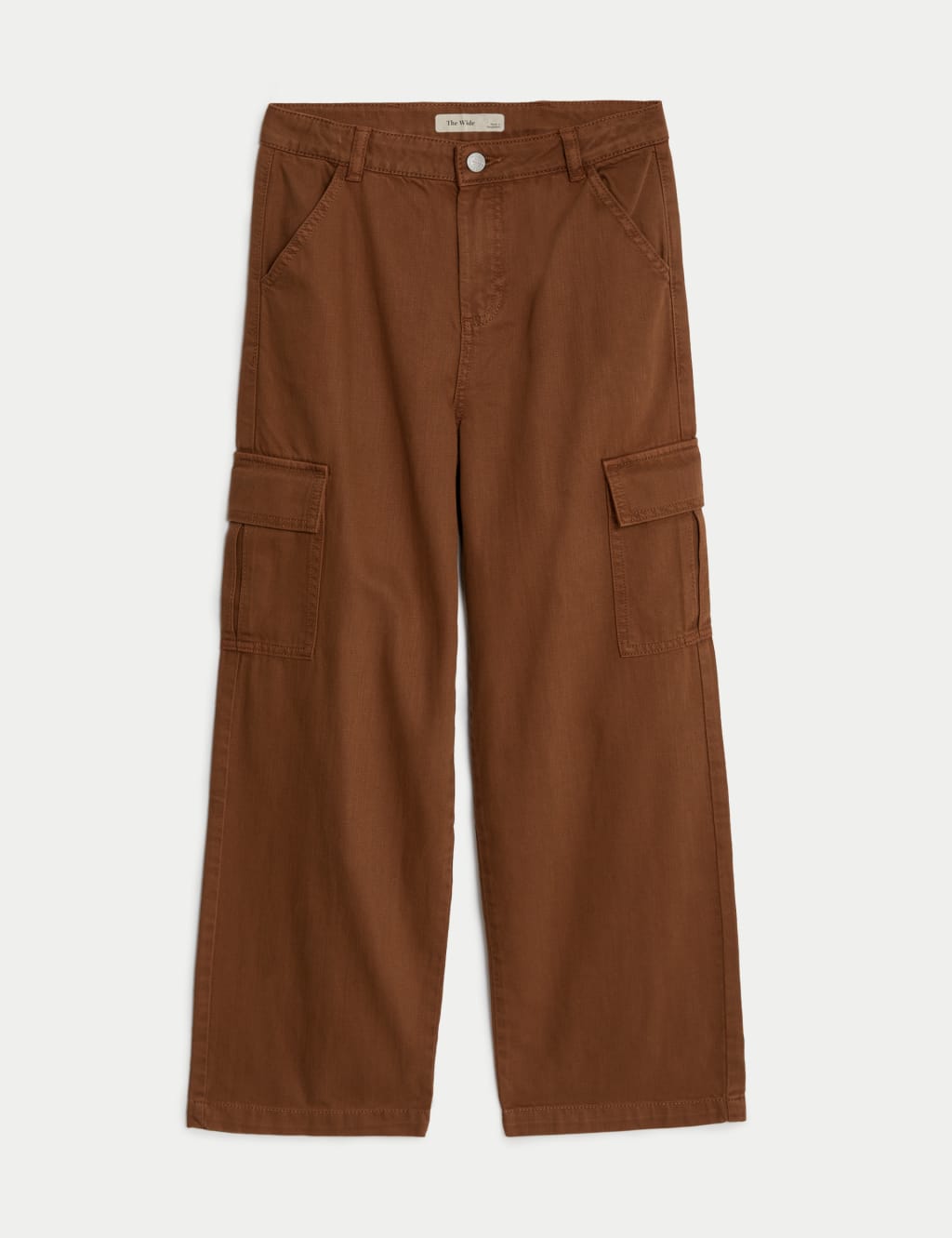 Cotton Rich Cargo Trousers (6-16 Yrs) image 2