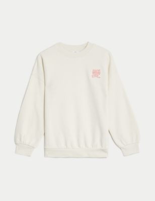 Cotton Rich Dragon Graphic Sweatshirt (6-16 Yrs)